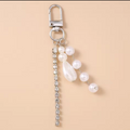 Signature Pearl & Rhinestone Tassel